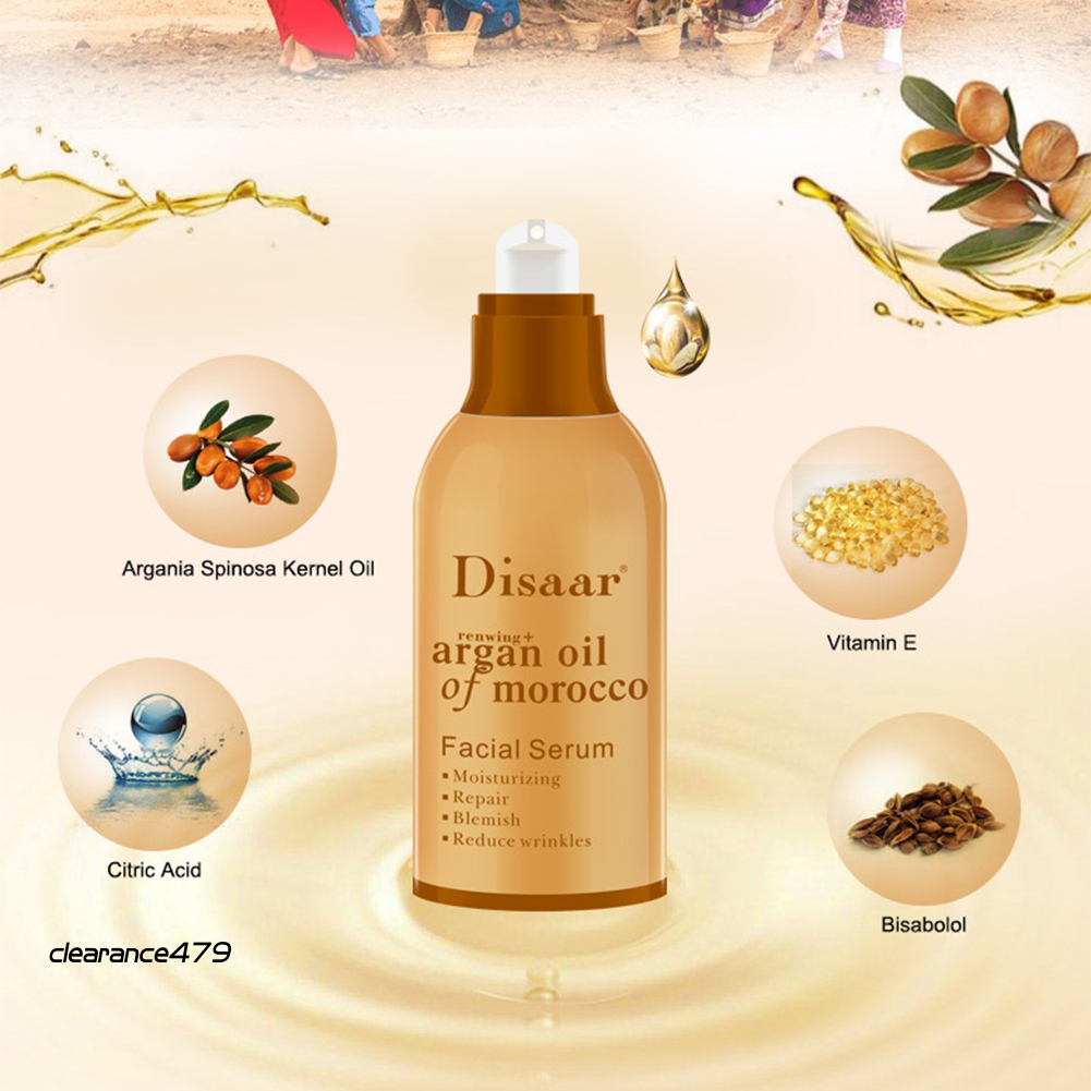 (Hàng Mới Về) Tinh Dầu Argan 80g Dưỡng Ẩm Chống Nếp Nhăn Giảm Nhược Điểm Trên Da Mặt