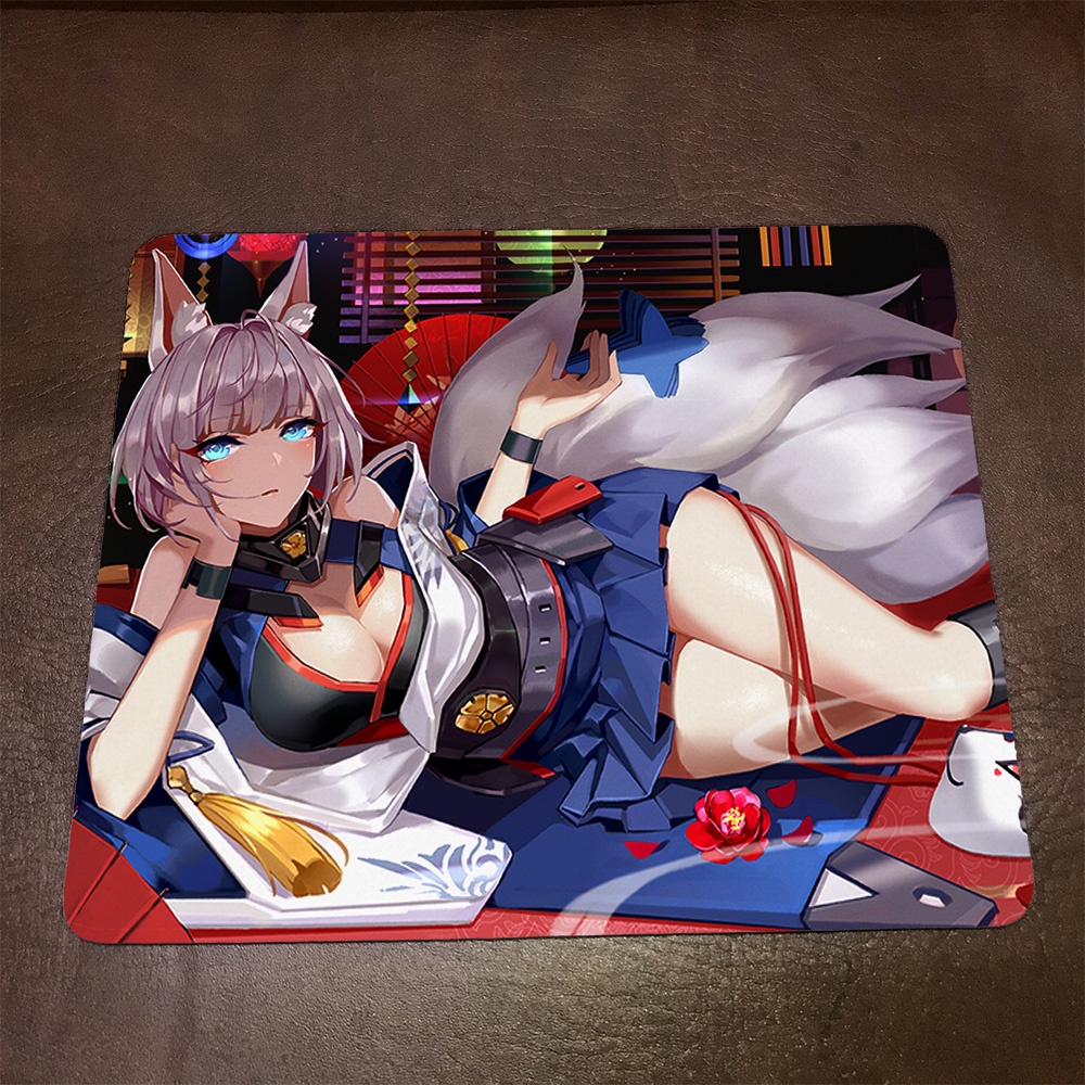 Lót chuột máy tính Anime Azur Lane Wallpapers 1 Mousepad cao su êm ái. Nhận in theo yêu cầu