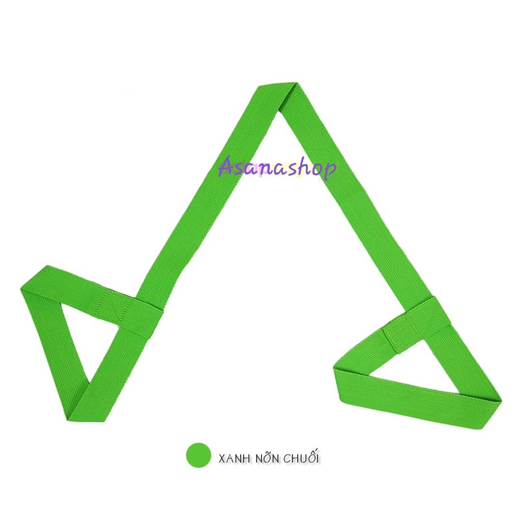 Dây Đeo Thảm Yoga Cao Cấp, Dài 1m6, Sợi Bông Pha Lanh, Bền, Đẹp, Tiện Lợi, Có Thể Dùng Làm Dây Tập Yoga