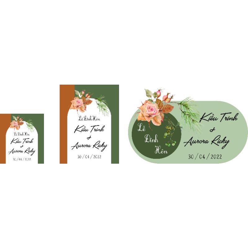 card thông tin lễ cưới