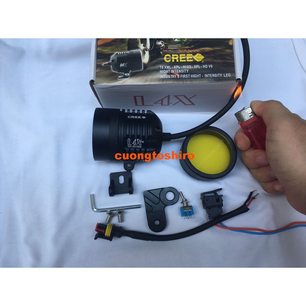 Giảm giá Đèn Trợ Sáng L4X kính tím shop cuongtoshiro