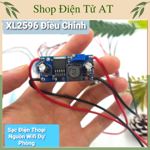 5 Mạch Chuyển Nguồn DC - DC XL2596S, Mạch Hạ áp XL2596, DC-DC Buck điện áp điều chỉnh ổn áp nguồn DC 3V3, 5V, 9V, 12V