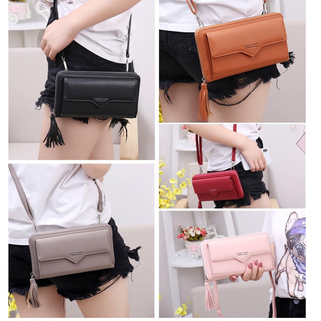 Túi Ví Nữ Đeo Chéo Cầm Tay FOREVER YOUNG Đẳng Cấp Phong Cách Hàn Quốc JUSTFORYOU80