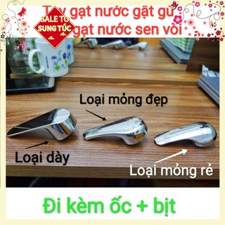 Tay cần gạt nước sen tắm, vòi chậu rửa lavabo gật gù