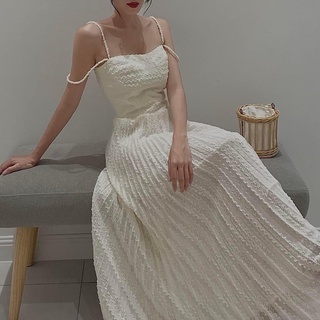 Đầm maxi ren dập ly