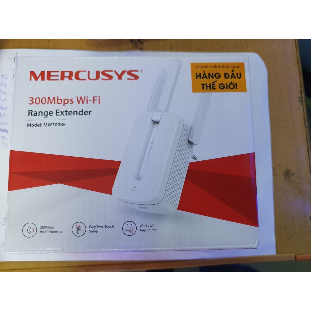 Bộ kích sóng WiFi Mecusys 3 râu tốc độ 300 Mpbs | BigBuy360 - bigbuy360.vn