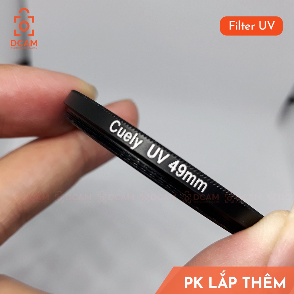 Filter kính lọc UV Cuely phi 40,5mm - 49mm - 52mm [chính hãng]