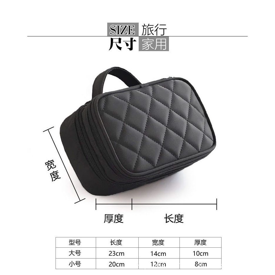 Túi Đựng Mỹ Phẩm Hai Lớp Chống Thấm Nước Tiện Dụng Ốp