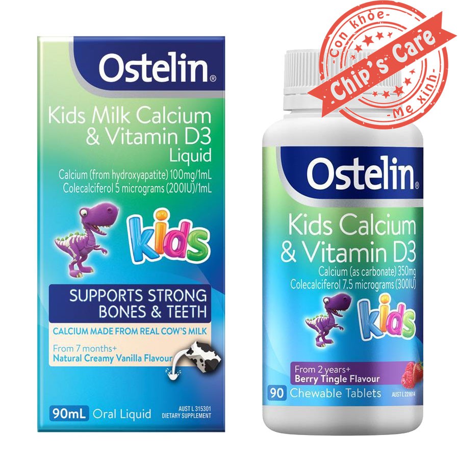 Canxi Ostelin cho bé bổ sung Canxi (từ 7 months)