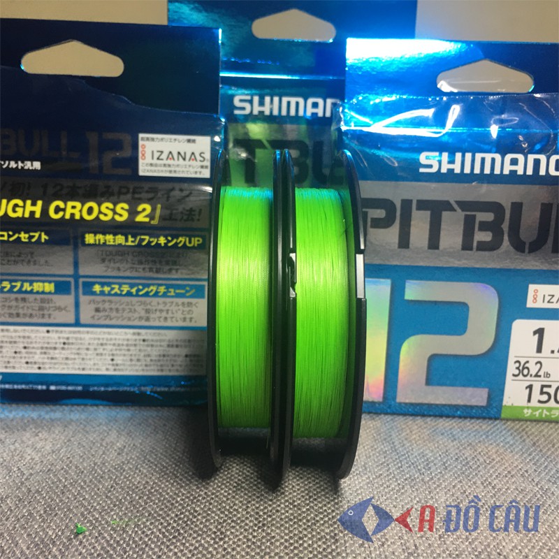 Dây PE 12 lõi Shimano Pitbull 150M/200M
