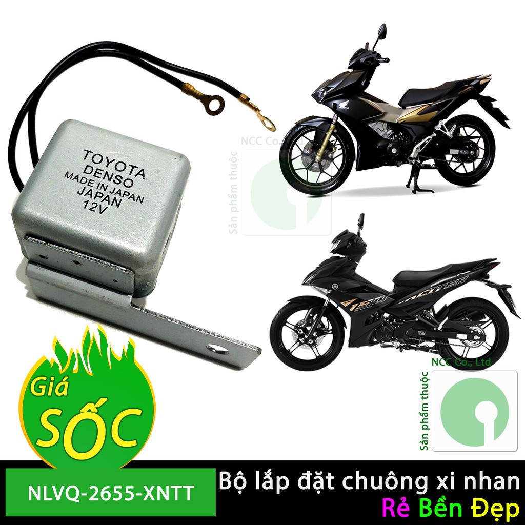 Bộ lắp đặt chuông xi nhan cho xe máy - NLVQ-2655-XNTT