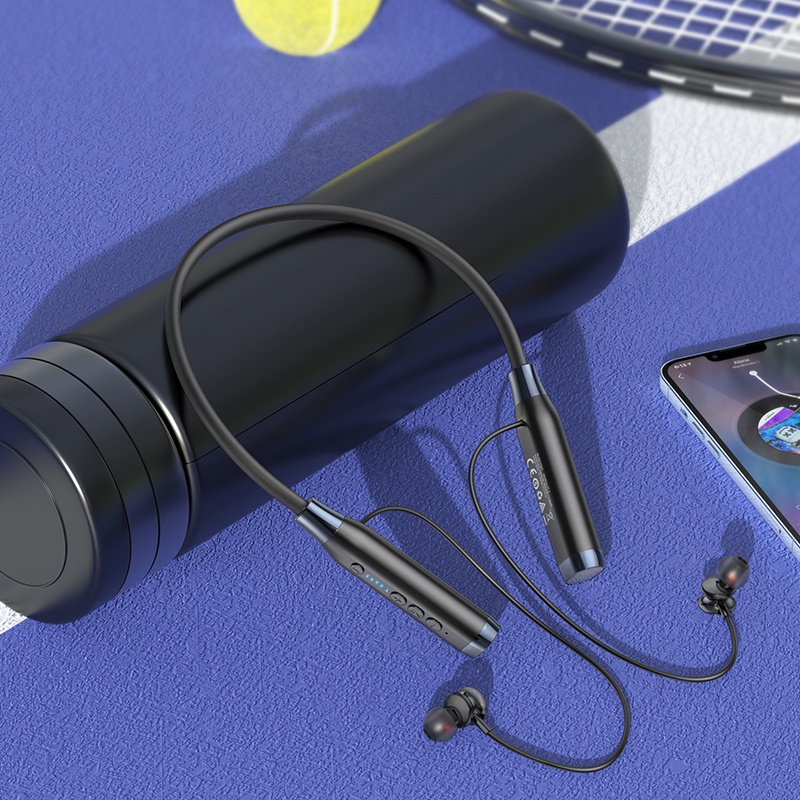 Tai Nghe Thể Thao Đeo Cổ Hoco ES62, Bluetooth: 5.3, Hỗ Trợ Điều Khiển Bằng Giọng Nói, 120h Nghe Nhạc - Bảo Hành 12 Tháng