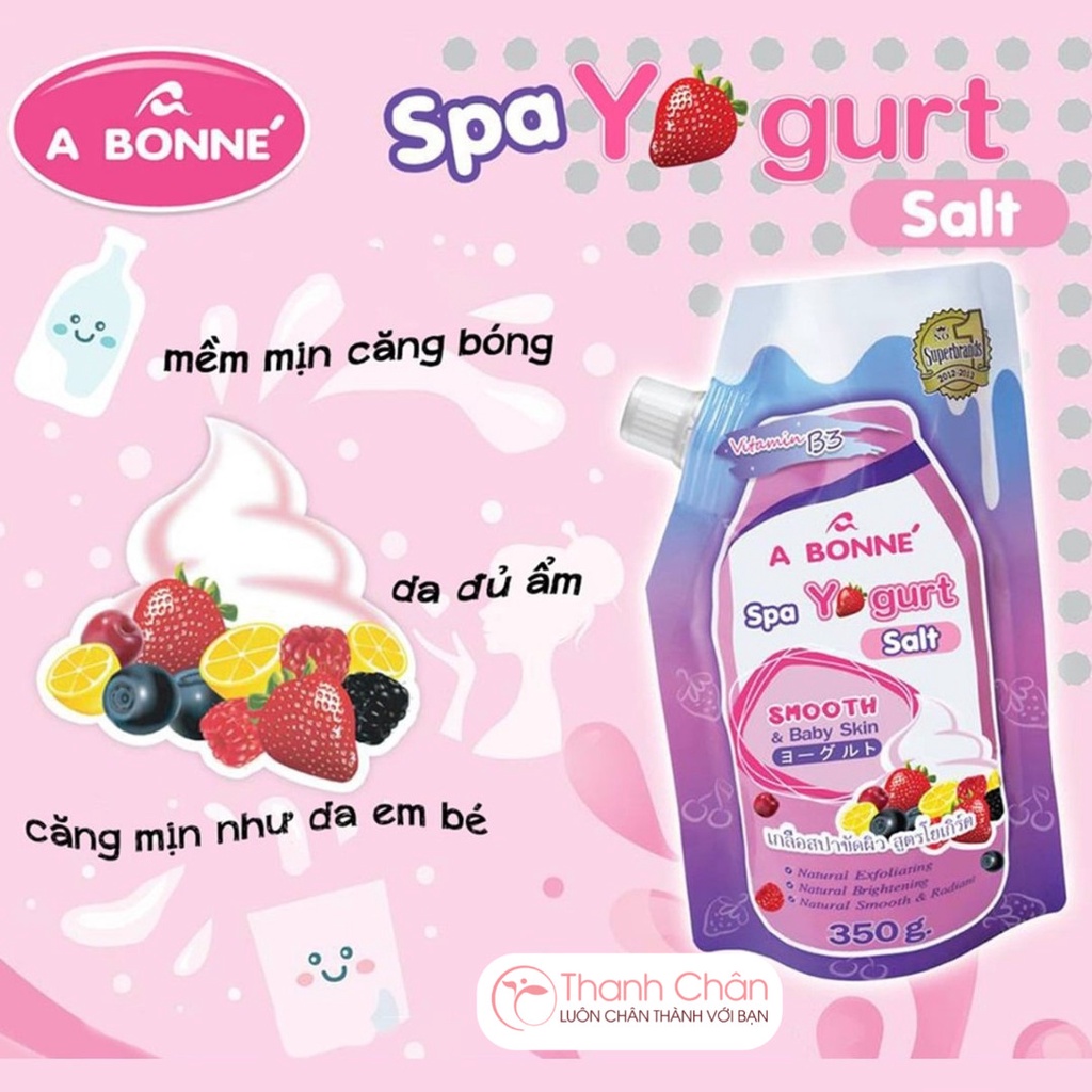 Muối Tắm Sữa A Bonne Spa Milk Salt Làm Trắng & Mềm Mịn Da 350g - Dạng túi có vòi