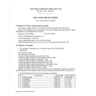 Viên sủi sâm Ngọc Linh