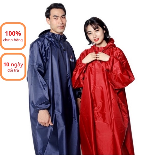 Áo mưa bít sườn Sơn Thủy K7B - áo mưa có tay bo chun, vải dù vân tổ ong siêu nhẹ K7B