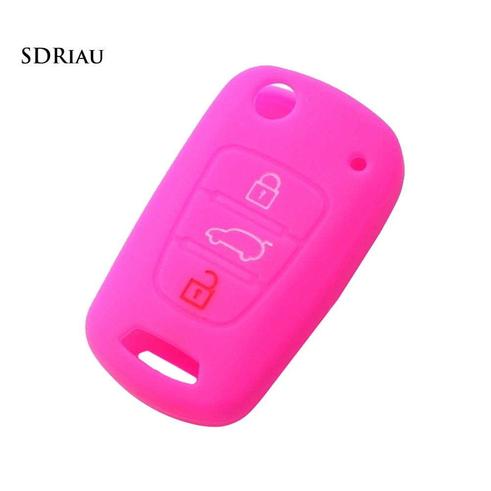 Vỏ silicon bảo vệ chìa khóa xe Hyundai I30/I35 nhiều màu sắc