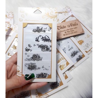 (HOT) set kim loại trang trí móng tay
