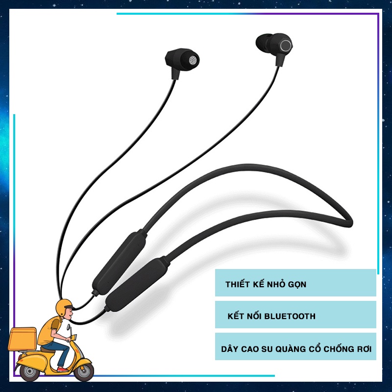 Tai Nghe Bluetooth thể thao A6 bluetooth 5.0 chính hãng Kiểu Dáng Thể Thao Chống Ồn