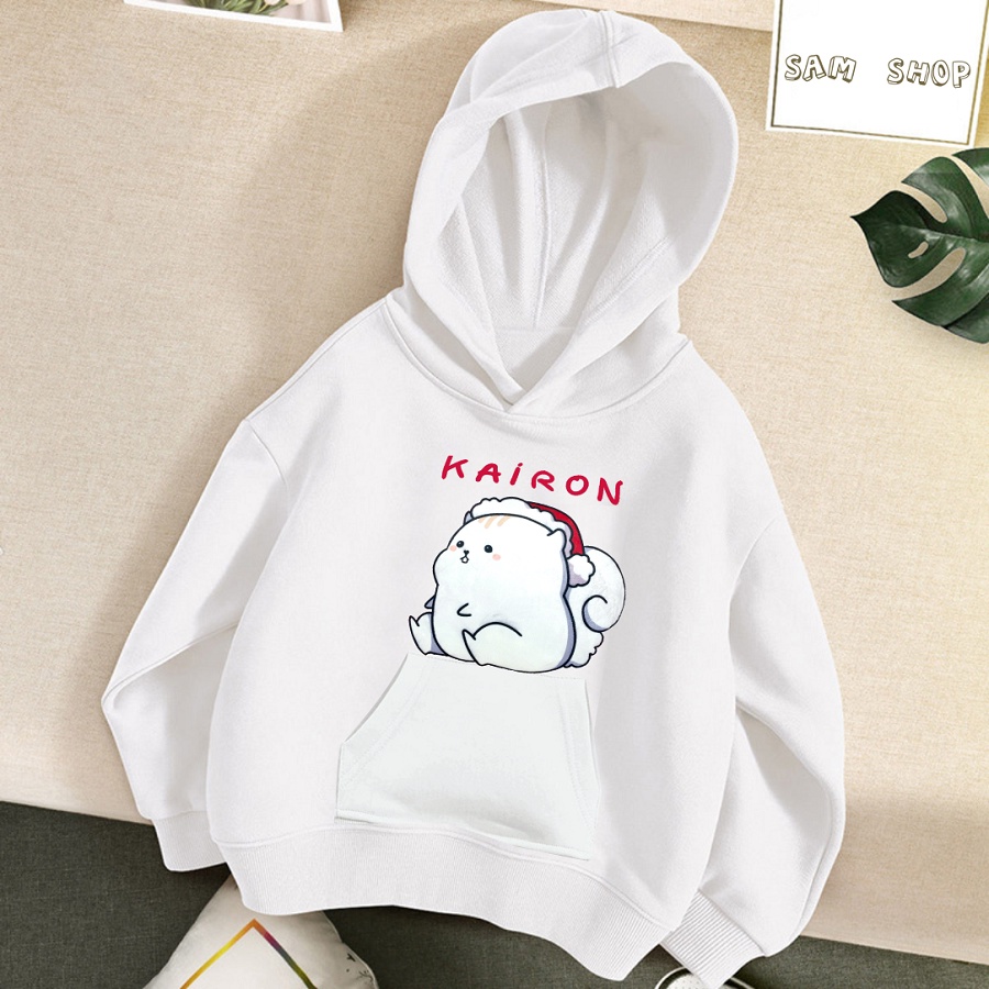 Áo hero team áo hoodie nỉ bông màu trắng đủ size cho bé trai bé gái