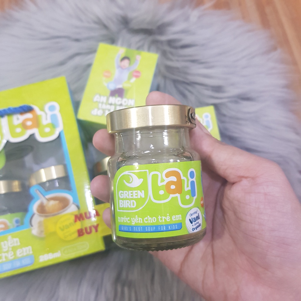 Nước Yến Green Bird Cho Trẻ Em Hương Vani hiệu NUTRI NEST