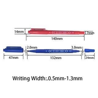 Bút lông dầu zebra - combo 10 bút dạ dầu mo120 cao cấp màu xanh đen đỏ - ảnh sản phẩm 8