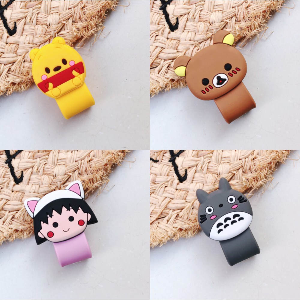 Dễ Thương Phụ Kiện Quấn Dây Cáp / Tai Nghe Gọn Gàng Kiểu Hoạt Hình Đáng Yêu