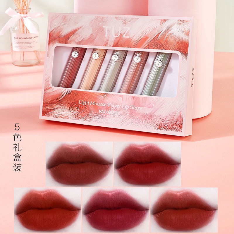 [Hàng mới về] Son kem TUZ màu nhung lì có dưỡng không phai sang trọng