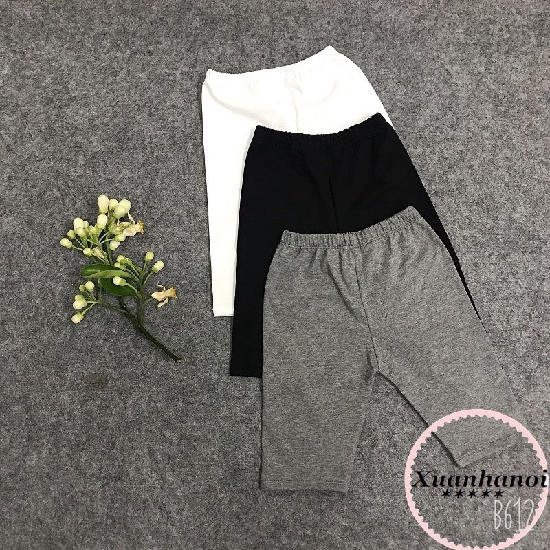 Combo 3 quần legging ngố bé gái XHN533