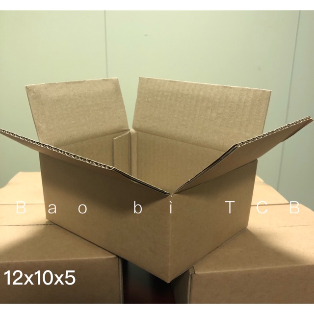 100 hộp carton kt 12x10x5(cm)