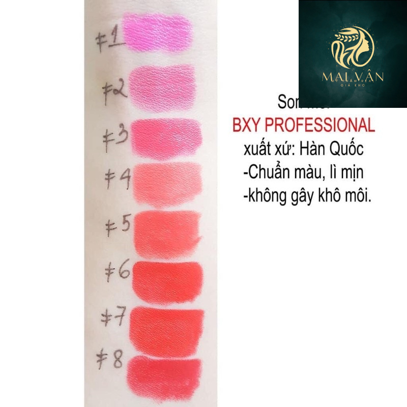 Son thỏi lì không chì BXY