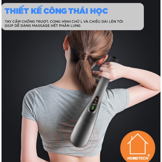 Máy Mát Xa Đấm Lưng Toàn Thân - Giảm Đau Cơ, Cứng Khớp - Máy Massage Cầm Tay Đa Năng Cao Cấp Hàng Chính Hãng Hot 2021