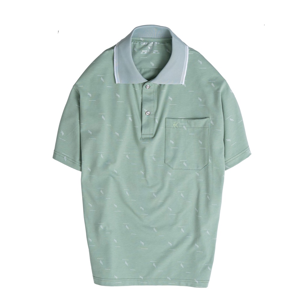 Áo Thun nam Polo, Áo thun trung niên, người lớn tuổi Vải Thun họa tiết cotton co giãn Tay ngắn ( Cộc Tay)