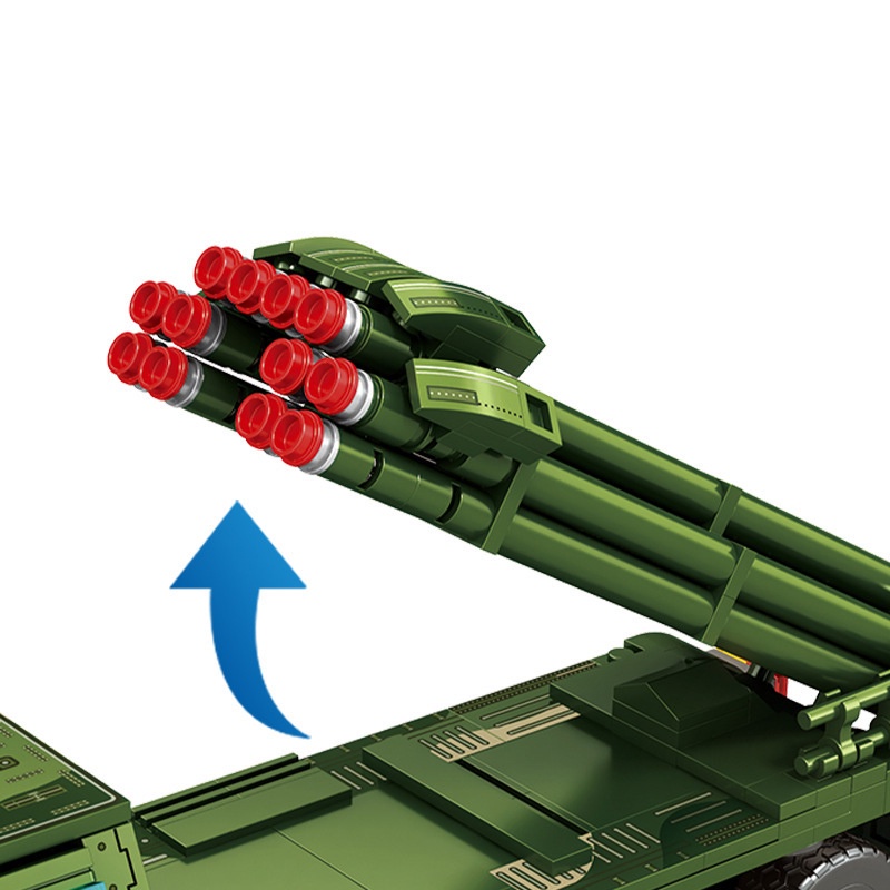 Đồ chơi Lắp ráp Xe quân sự Bazooka, Sembo Block 207204 Main battle, Xếp hình thông minh, Mô hình quân sự