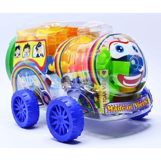 Bộ đồ chơi Xếp hình Tàu hỏa SATO 36 chi tiết