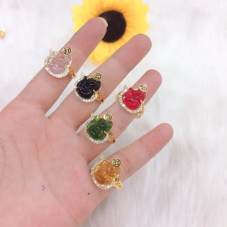 Nhẫn Phong Thuỷ Hồ Ly Hợp Kim Cao Cấp -Sang Trọng