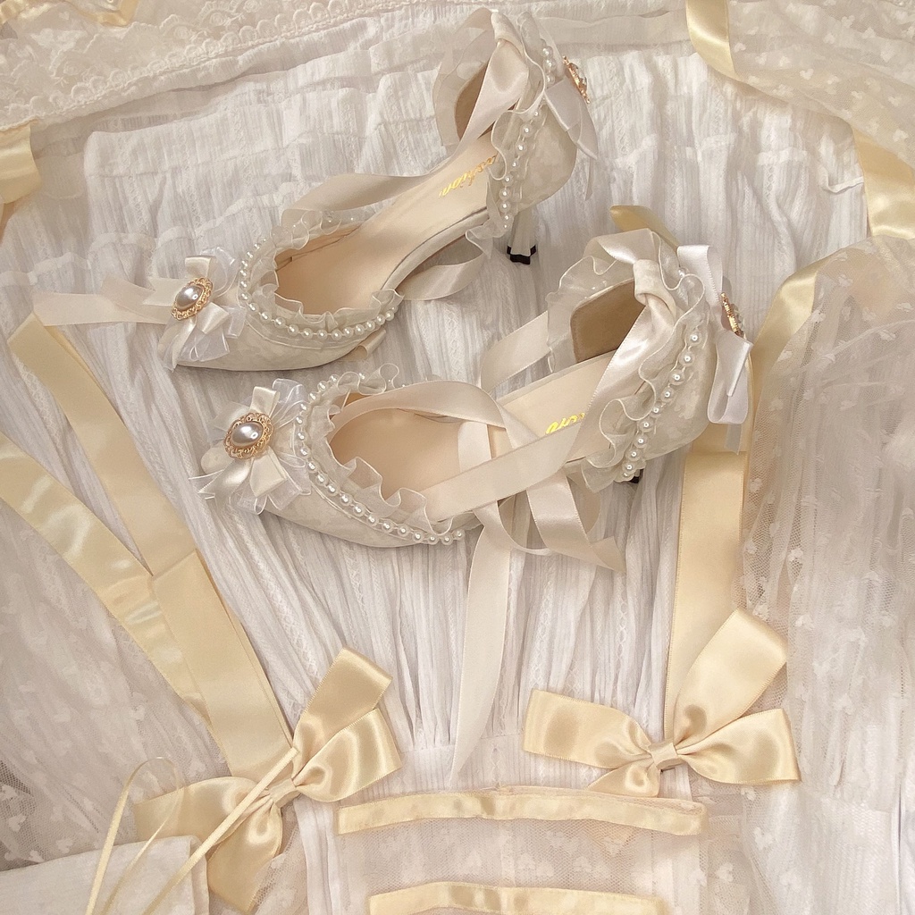 GIÀY CAO GÓT MŨI NHỌN LOLITA  4601