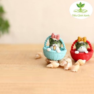 Mèo Simmy Giỏ Nơ - trang trí