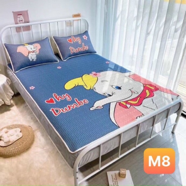 Chiếu điều hòa 5D chiếu điều hòa cao su non kích thước 1m8x2m hàng loại 1 dày dặn siêu đẹp