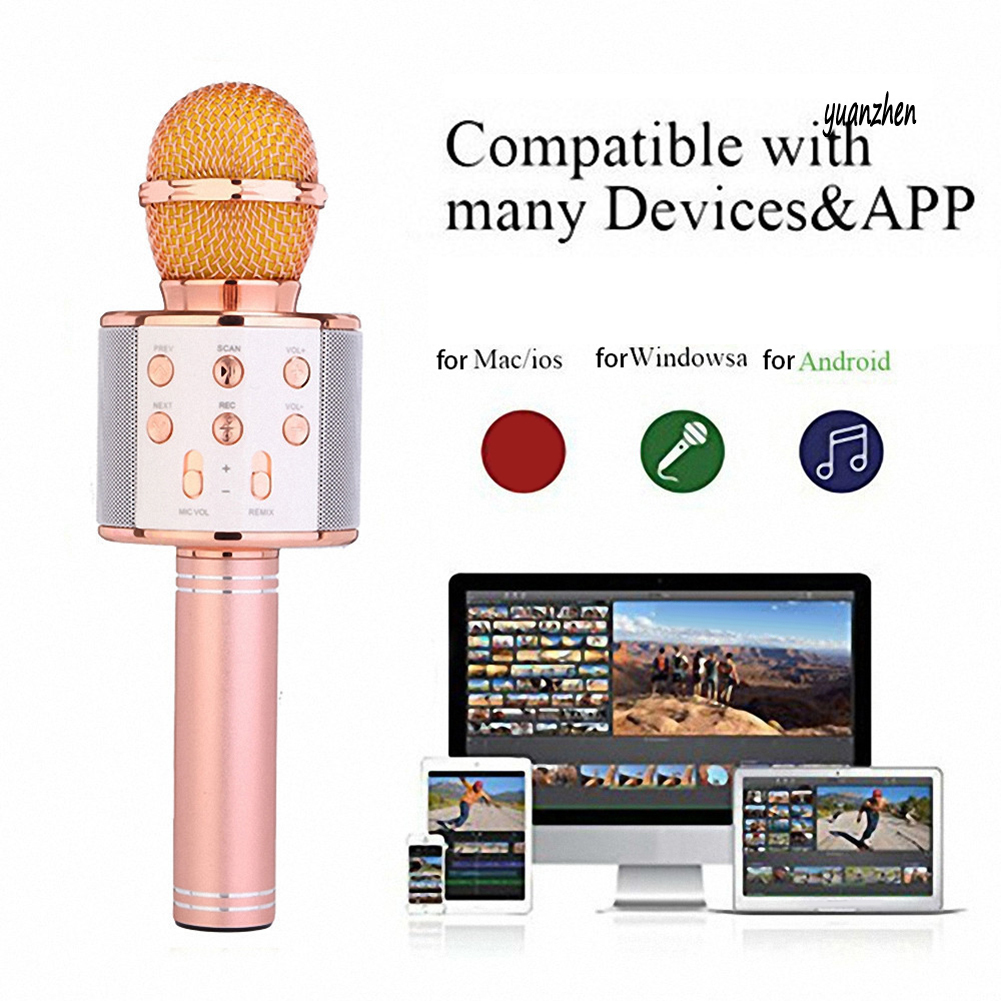 Micro Bluetooth Không Dây Hát Karaoke Chất Lượng Cao