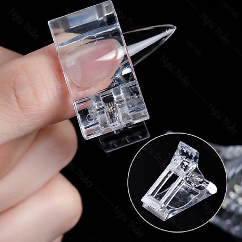 Kẹp cố định móng úp móng típ gel gôm chuyên dụng