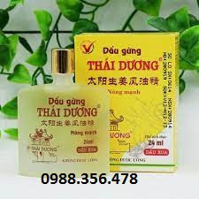 Dầu gừng thái dương 24ml. Hàng Chính Hãng Sao Thái Dương.