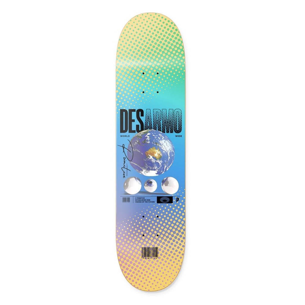Mặt Ván Trượt Skateboard nhập khẩu Mỹ - PRIMITIVE DESARMO VISION DECK 8.38