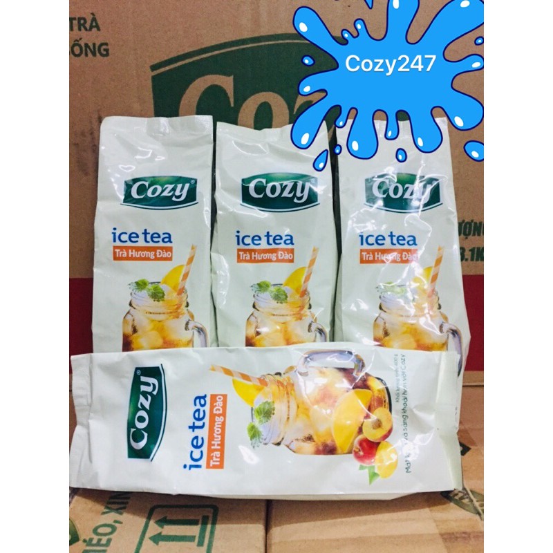 Trà Đào - Chanh Cozy Itea loại gói 400g