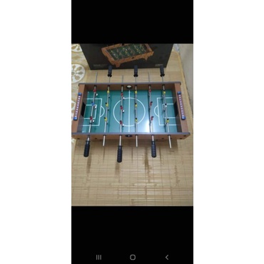 (Hàng sẵn) Bàn bi lắc bóng đá Table Top Football TTF-69 bằng gỗ 70x40 x 24cm chất liệu gỗ cao cấp