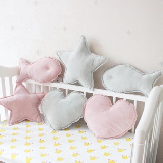 Gối ôm, gối tựa lưng sofa nhiều hình dạng cute vải nhung lụa