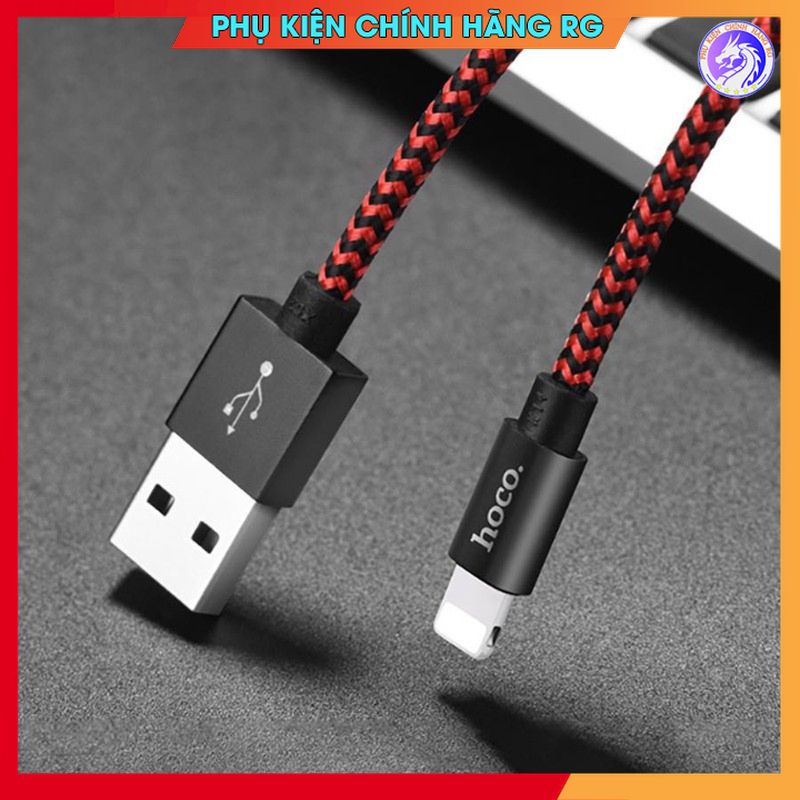 Cáp Sạc Nhanh Dây Dù Hoco X14/ Hoco X14 Max Lightning Cho iPhone - iPad - Chính Hãng Chất Lượng Cao