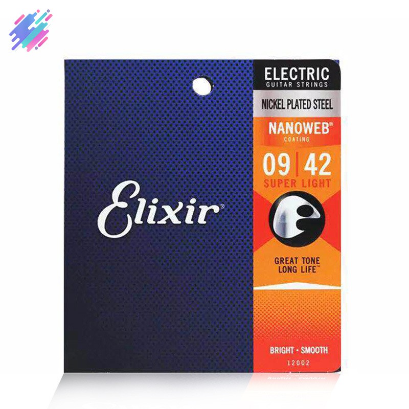 Dây đàn guitar tông sáng sử dụng bền lâu tương thích với đàn Elixir