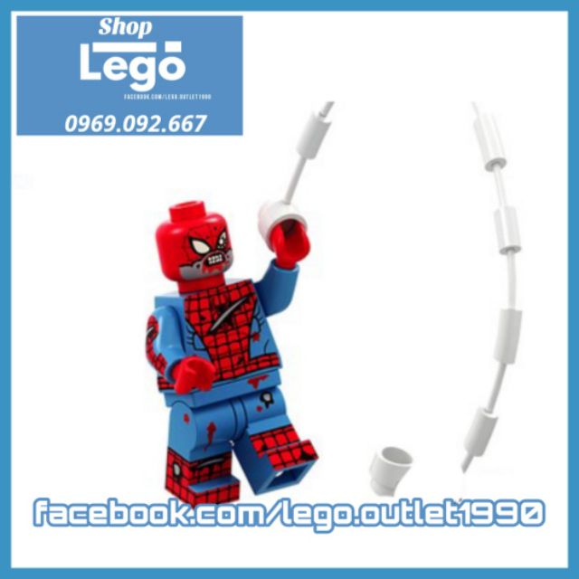 Xếp hình Dare Devil Deadshot Harley Quinn Robin Spider man Wonder Woman Joker Lego Minifigures POGO pg8196