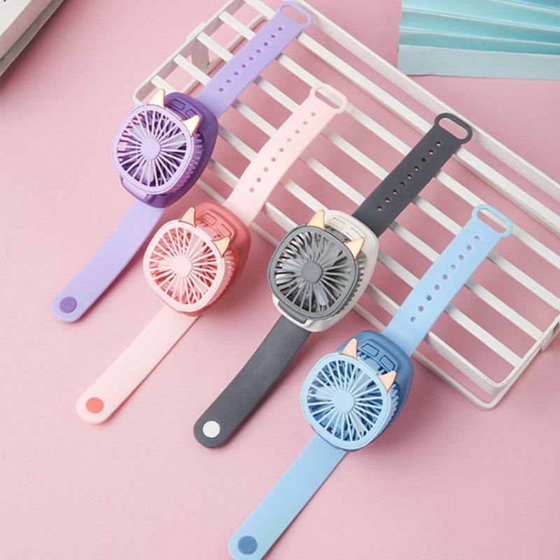 1 chiếc quạt silicone mini cổng sạc USB 5V có đèn LED nhiều màu sắc cho trẻ em