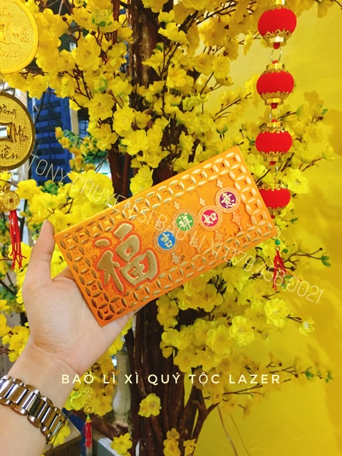 BAO LÌ XÌ QUÝ TỘC LAZER (HÀNG XỊN)